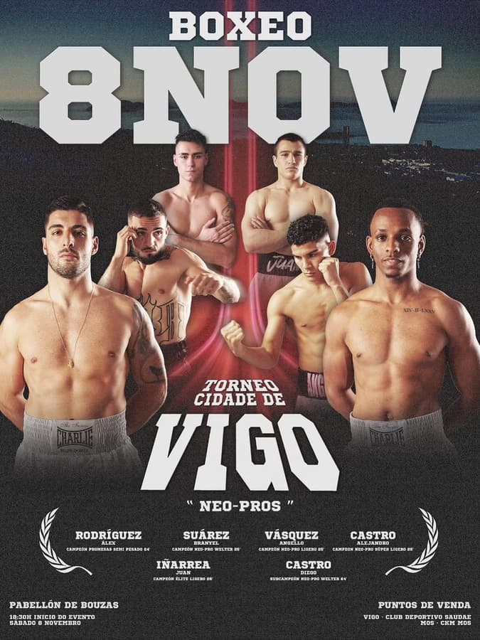 Cartel del Torneo Cidade de Vigo, neo-pros